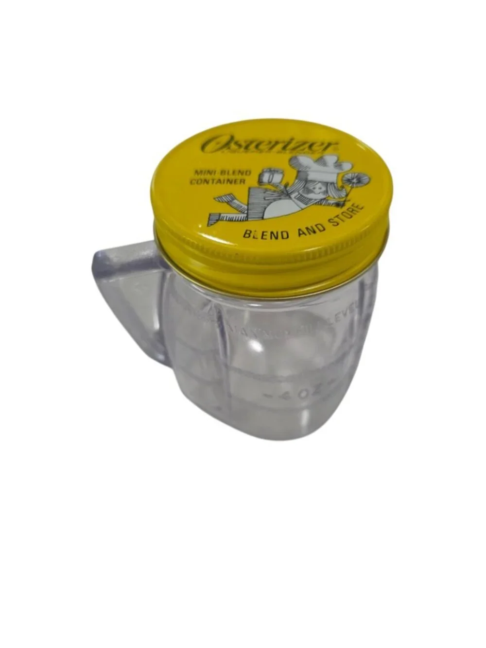 Vintage Osterizer Mini‎ Blend Container Blend and Store Blender Jar 8oz Set Of 3